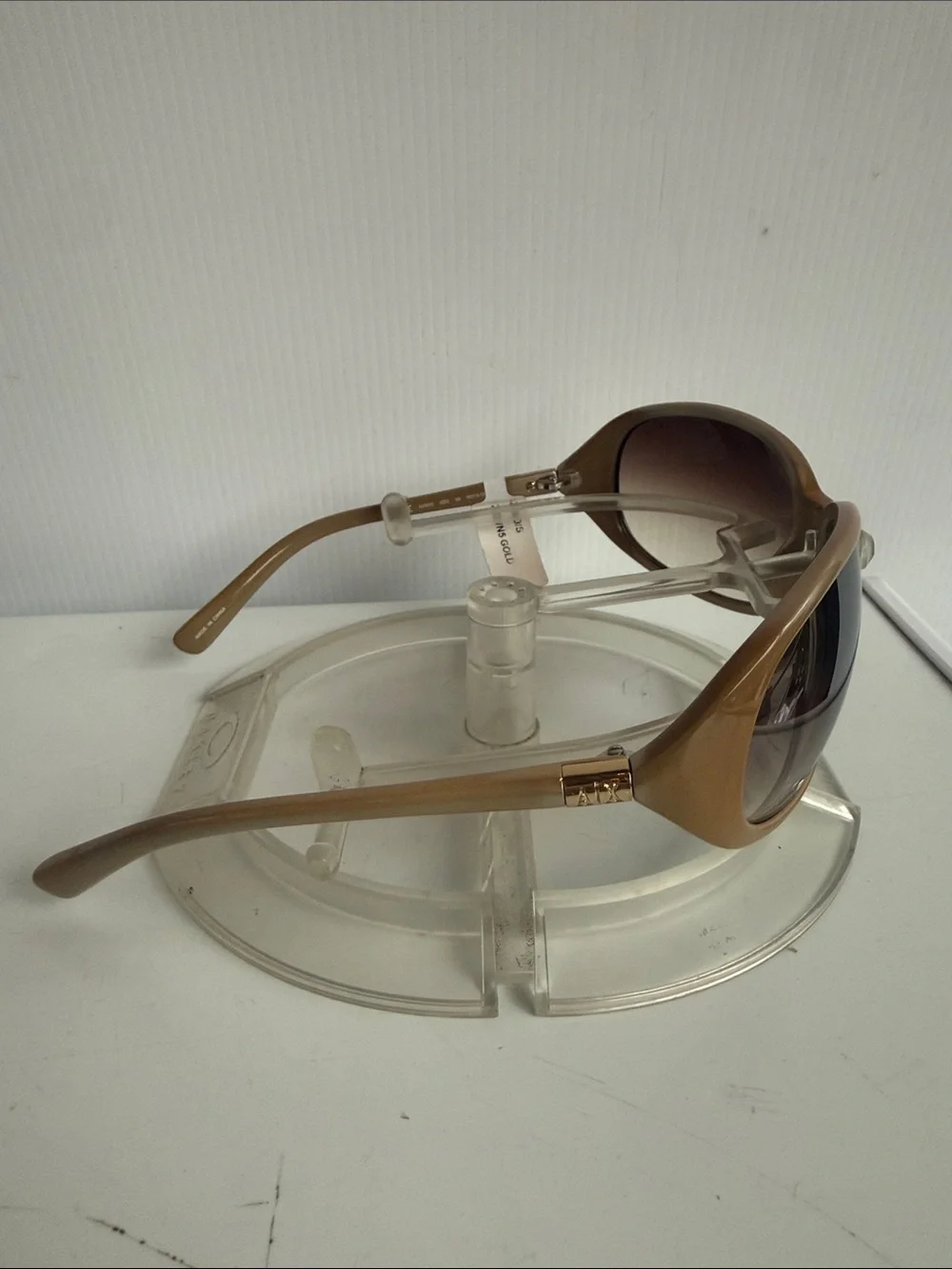 NEW ARMANI EXCHANGE AX060/S Gold Sunglasses NEW WITHOUT TAGS